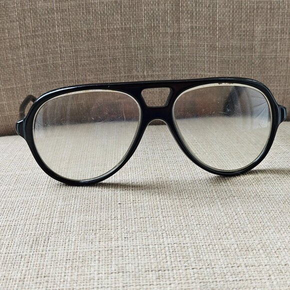 Men Vintage Glasses/Sunglasses Frame Black Eye Wear Eyeglasses Frame only - Picture 2 of 12